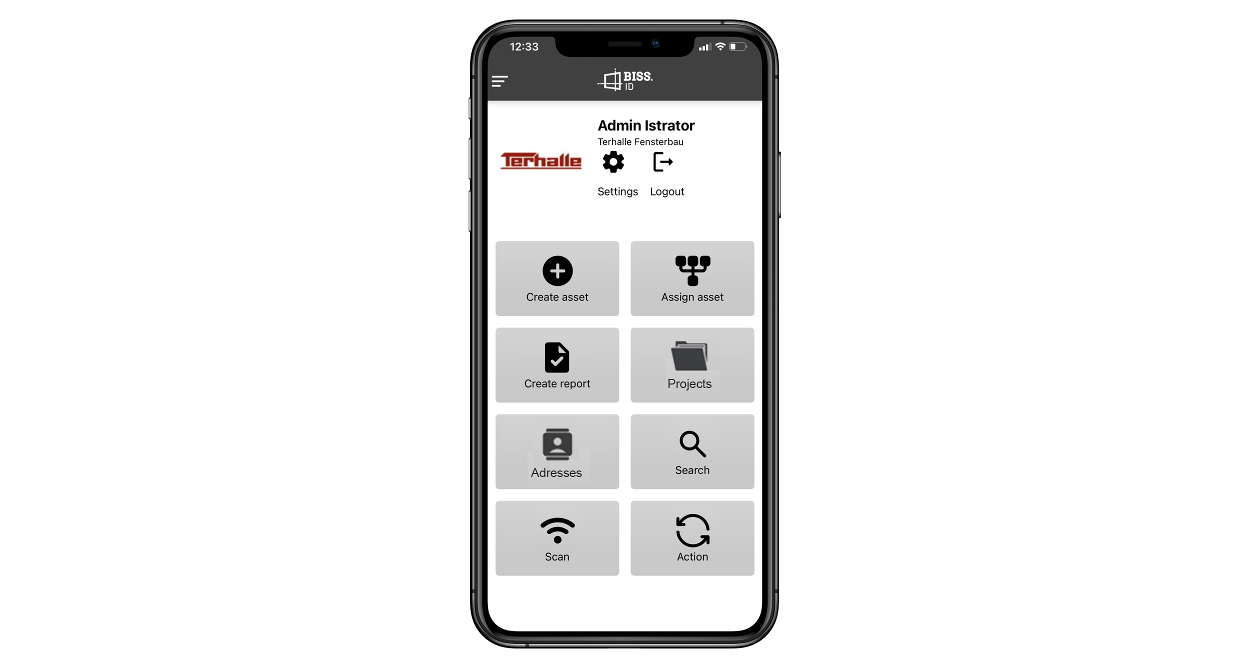 Main menu